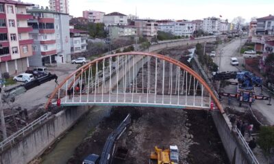 Tekkeköy’ün Simgesi Kirazlık Köprüsü Yeni Yerine Taşındı