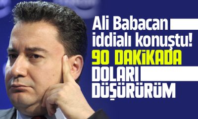 Ali Babacan’dan iddialı sözler!