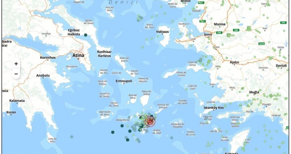 AFAD EGE DENIZINDE MEYDANA GELEN DEPRE 544060 161269 e1738565914676