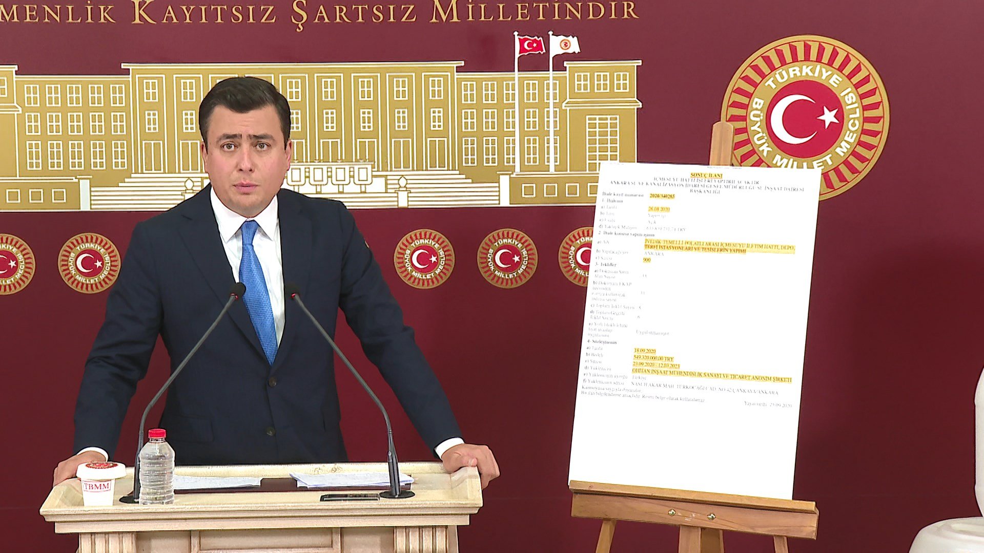 AK Parti'li Gökçek: Ankara'da 6,5 yılda bir damla yeni su kay