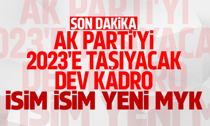 AK Parti’de MYK belli oldu