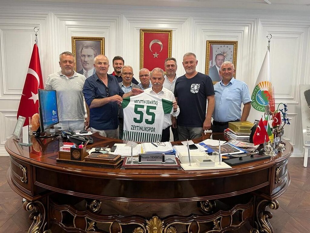 AMATOR KULUP BASKANLARINDA BASKAN DEMIRTASA TESEKKUR ZIYARETI