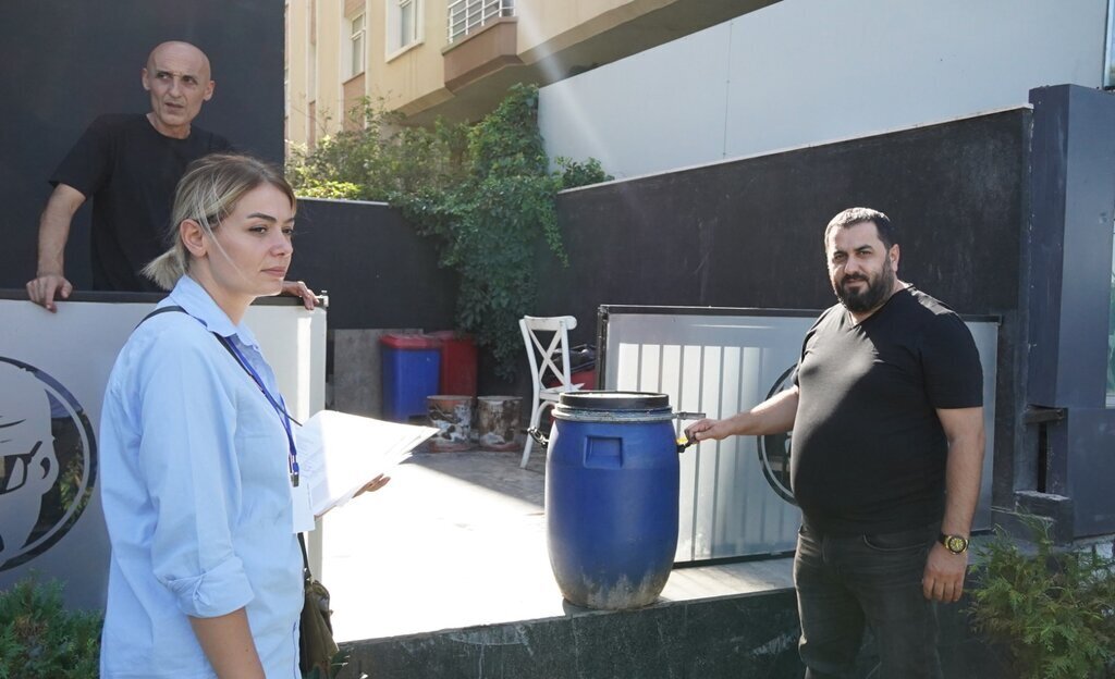 ATAKUM BELEDIYESI ATIK YAGLARI GERI DONUSUME KAZANDIRIYOR 1