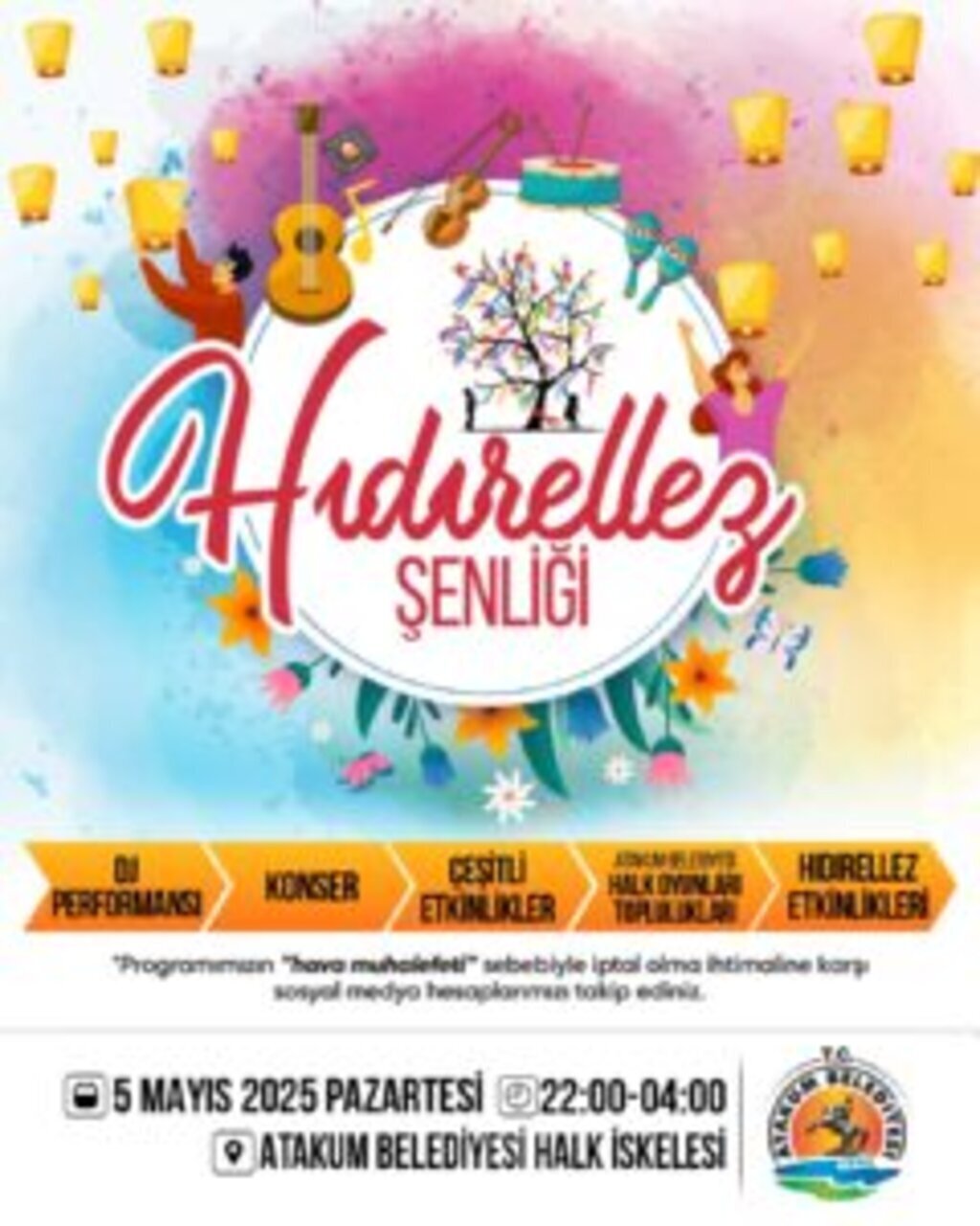 ATAKUM BELEDIYESI HIDIRELLEZ PROGRAMI