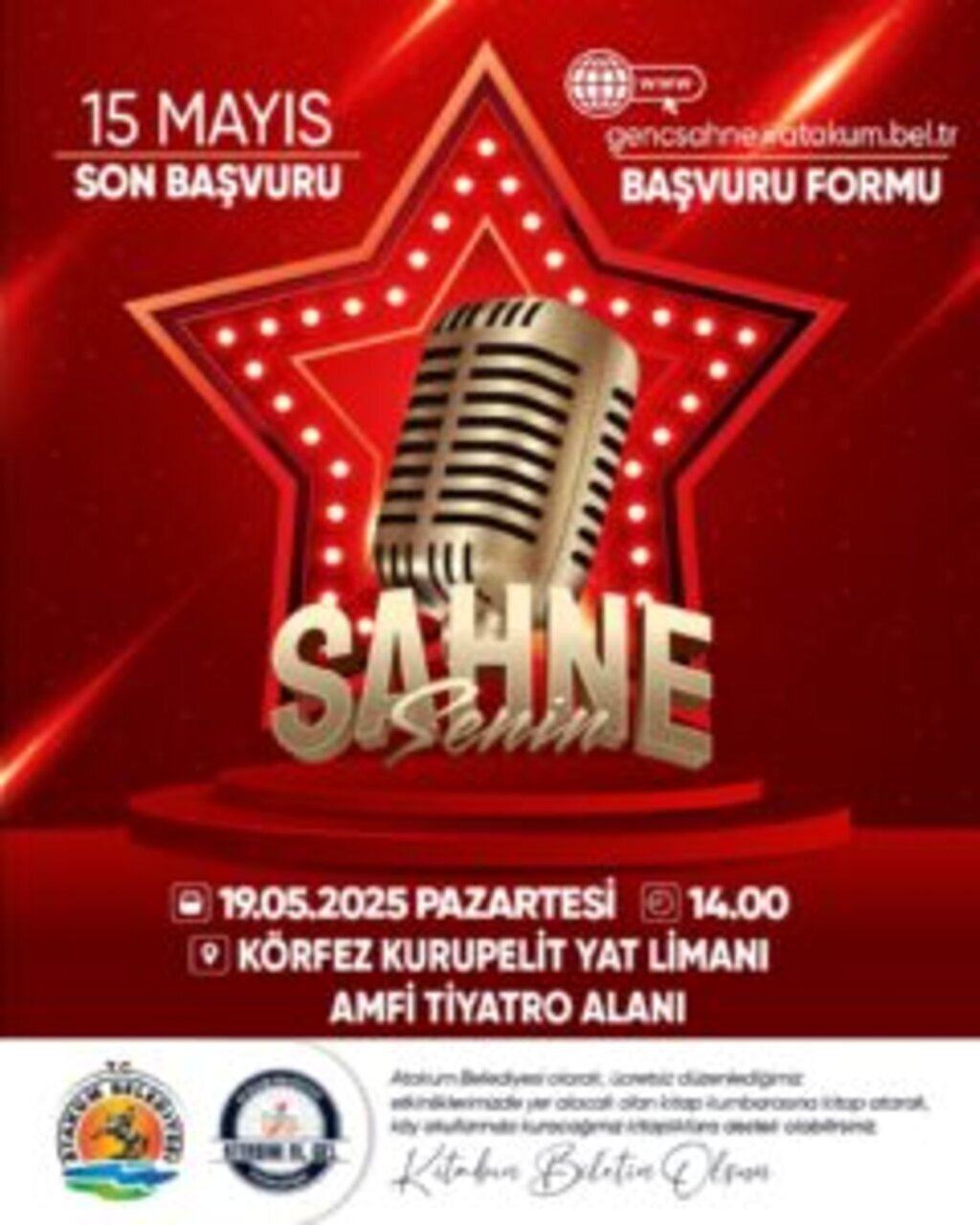 ATAKUM BELEDIYESINDEN 19 MAYISTA SAHNE SENIN ETKINLIGI
