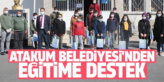 Atakum Belediyesi’nden eğitime destek sürüyor