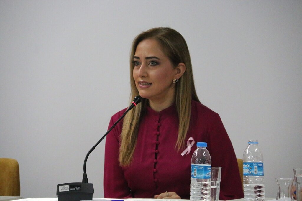 ATAKUM BELEDIYESINDEN MEME KANSERI FARKINDALIK SEMINERI OP. DR. OZLEM KARACA OCAK 9