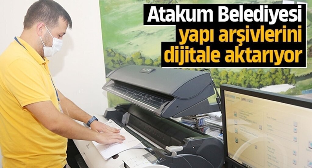 ATAKUM BELEDiYESiNDE ARsiVLER DiJiTALLEsiYOR