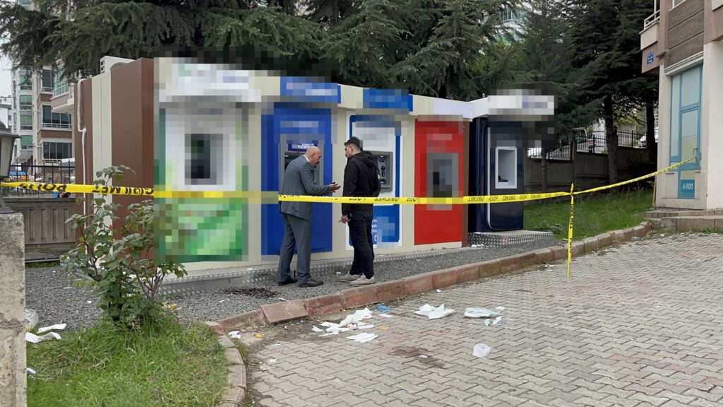 Samsun’da ATM’den para çeken şahıs boynundan vuruldu