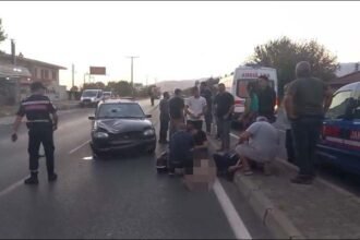 AYDINDA OTOMOBILIN CARPTIGI YAYA OLDU 928858 275885