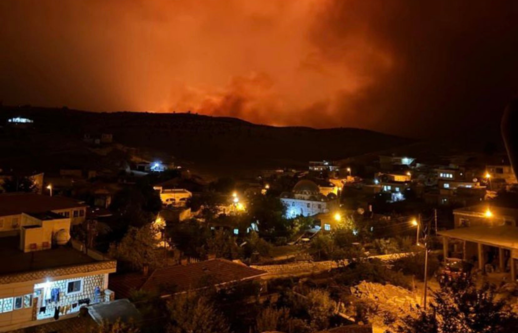 Diyarbakır-Mardin arasında yangın; 5 ölü 44 yaralı