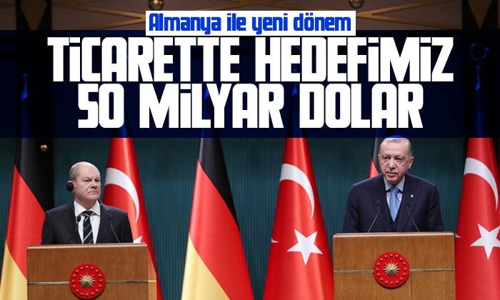 Erdoğan: Almanya ile bölgesel konularda yakın iş birliği içerisinde çalışmayı önemsiyoruz