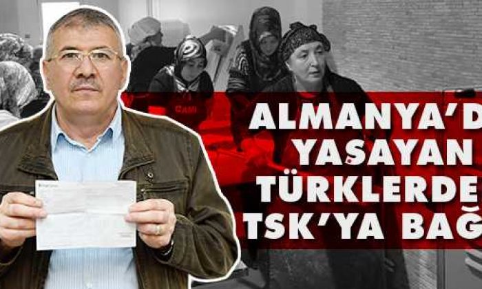Almanya’da yaşayan Türklerden TSK’ya bağış
