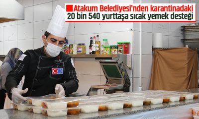 Atakum Belediyesi’nden 20 bin 540 yurttaşa sıcak yemek desteği  