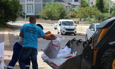 Atakum Belediyesi’nden sahada yoğun mesai