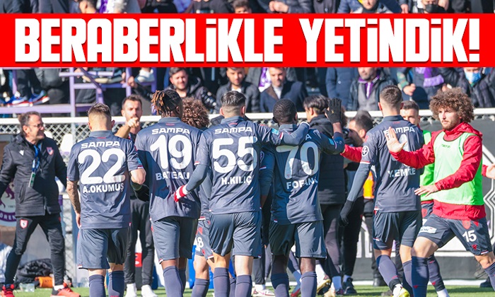 Samsunspor Ankara Keçiörengücü maç sonucu: 1-1