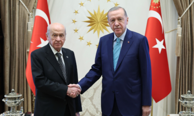 Cumhurbaşkanı Erdoğan ve MHP Genel Başkanı Bahçeli Bir Araya Geldi