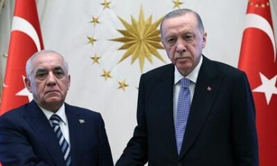 Cumhurbaşkanı Erdoğan Azerbaycan Başbakanı Asadov’u kabul etti
