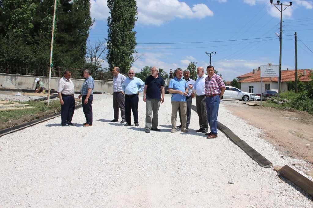 Başkan İkiz yol çalışmalarını inceledi2