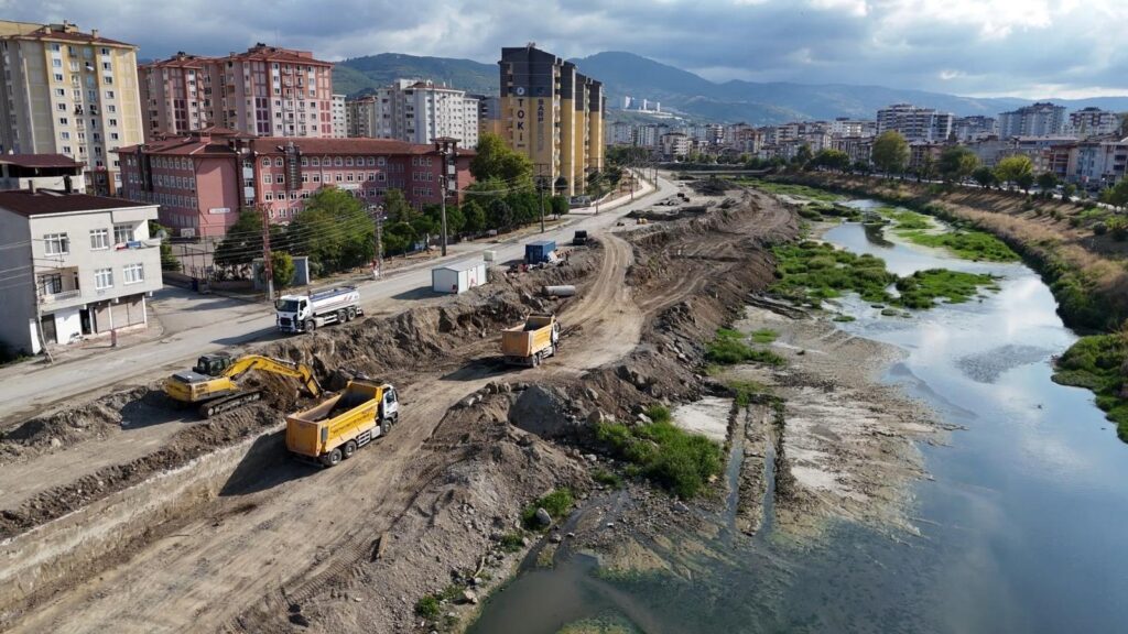 Canik’e yeni gerdanlık: Mert ırmağı ıslahı devam ediyor