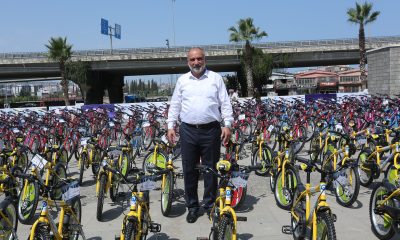 Canik’te 673 çocuğa bisiklet