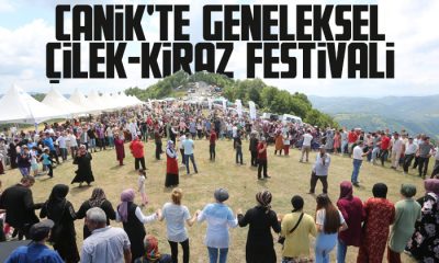 Canik’te Geleneksel Çilek-Kiraz Festivali düzenlendi