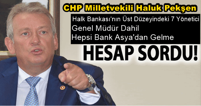 CHP Milletvekili Haluk Pekşen: Darbe girişimini organize edenler hala yerlerinde