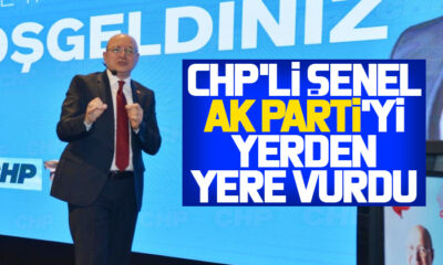 CHP’li Şenel proje tanıtım toplantısında AK Parti’yi yerden yere vurdu