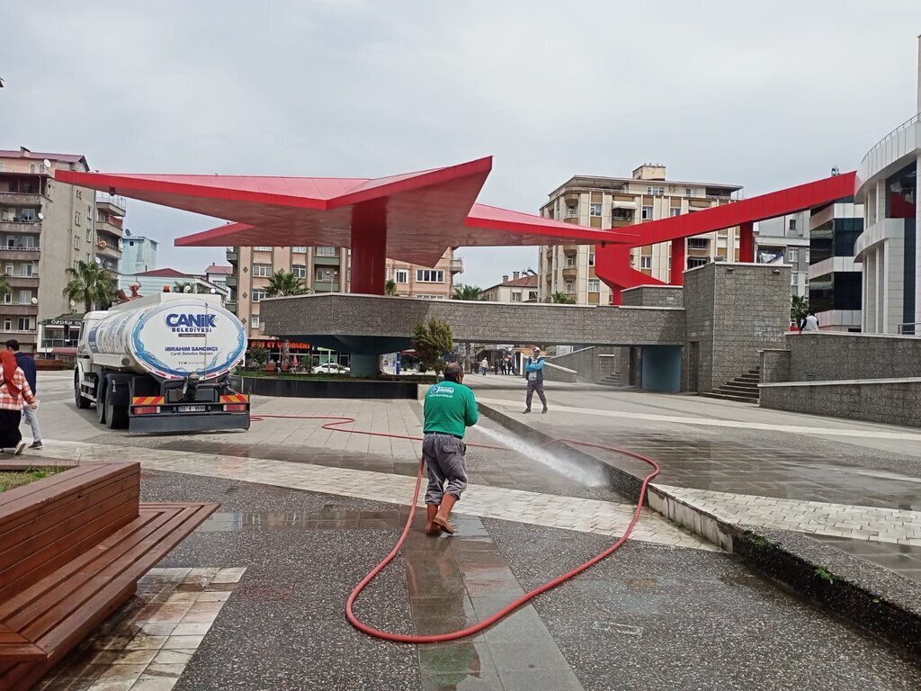 Canikte Bayram Temizligi samsunhaber