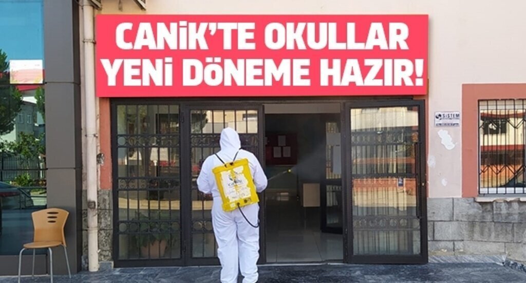 Canik’te okullar yeni doneme hazir