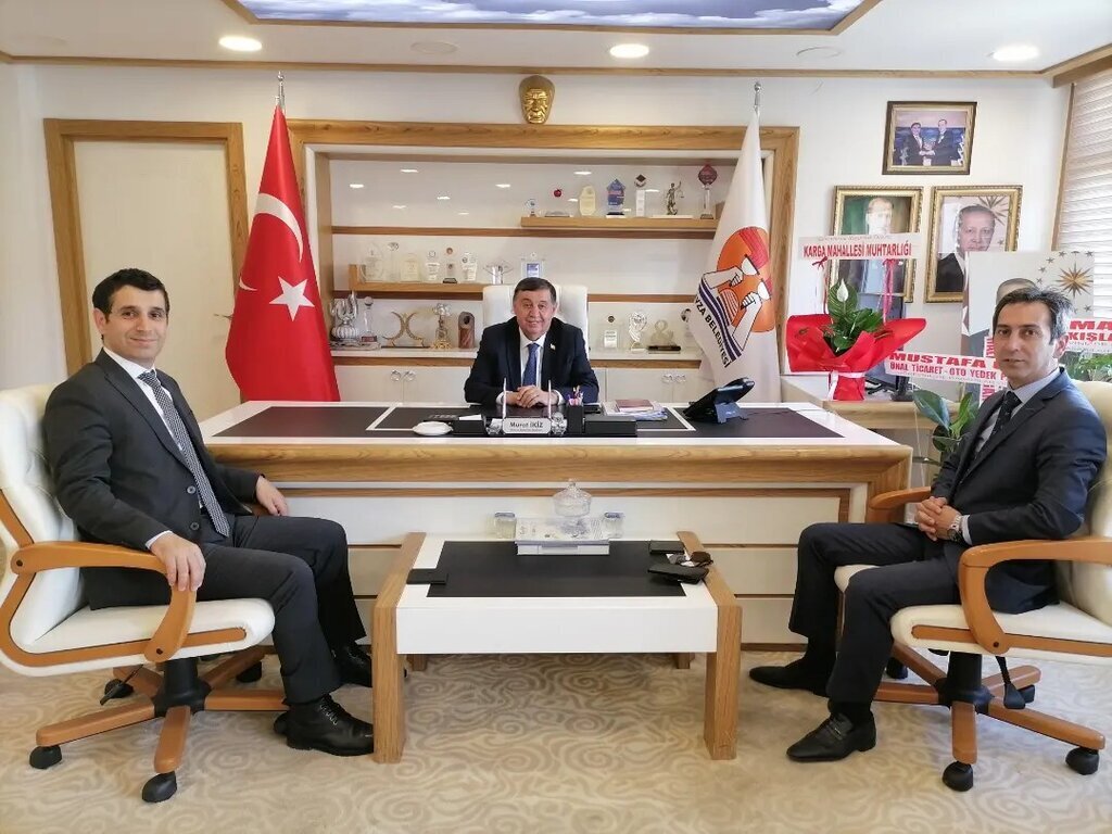 Cevre Sehircilik ve Iklim Degisikligi Il Muduru Akcaydan Havza Belediye Baskani Ikize ziyaret