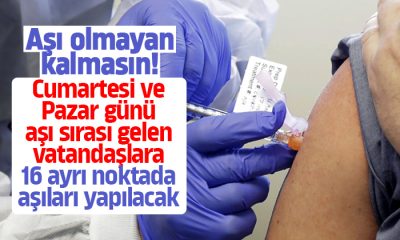 Samsun’da 16 ayrı noktada koronavirüs aşısı yapılacak