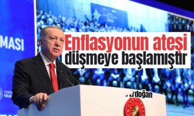 Cumhurbaşkanı Erdoğan: Enflasyonun ateşi düşmeye başlamıştır