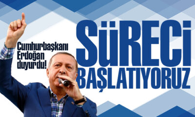 Cumhurbaşkanı Erdoğan, ’10 Mart’ tarihini duyurdu! Süreci başlatıyoruz