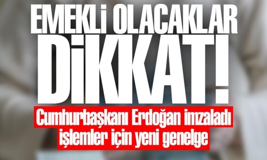 Cumhurbaskani Erdogan imzaladi islemler icin yeni genelge1