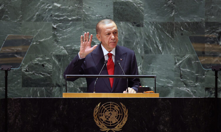 Cumhurbaşkanı Erdoğan’a New York’ta coşkulu karşılama