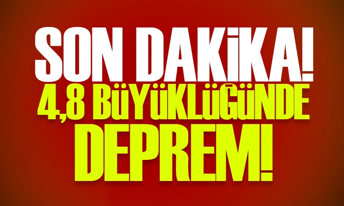 Son Dakika… Marmara’da deprem