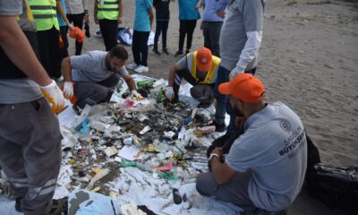 Samsun’da sahilde en fazla plastik atık toplandı