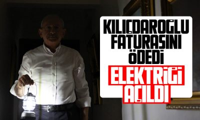 Kılıçdaroğlu’nun evinin elektriği açıldı