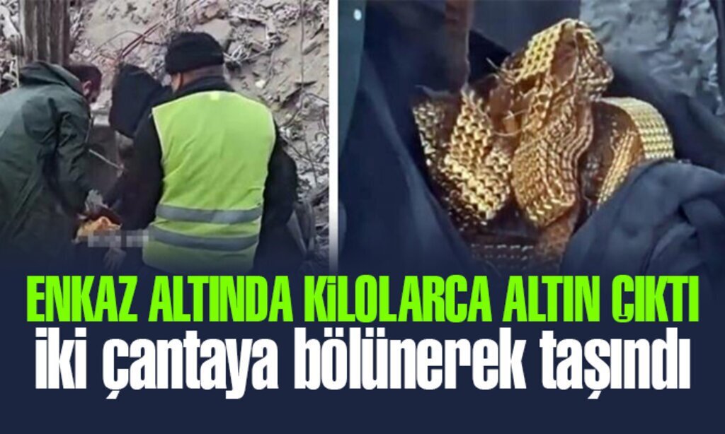 ENKAZ ALTINDA KiLOLARCA ALTIN CIKTI
