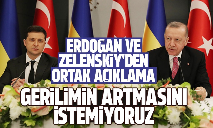 Ortak açıklama: Gerilimin artmasını istemiyoruz