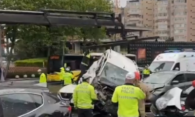 Beşiktaş’ta kaza; 8 yaralı