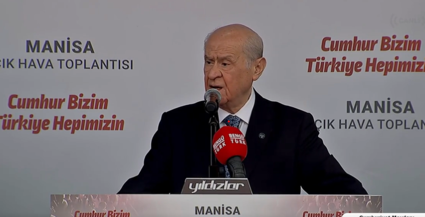 Bahçeli, Manisa’da: Türkiye yüzyılının meşalesi yakıldı