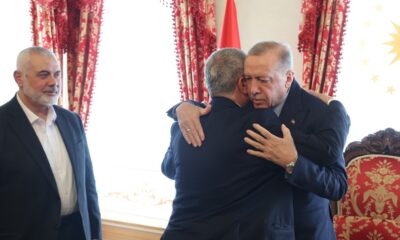 Erdoğan, Hamas Siyasi Büro Başkanı Heniyye ile görüştü