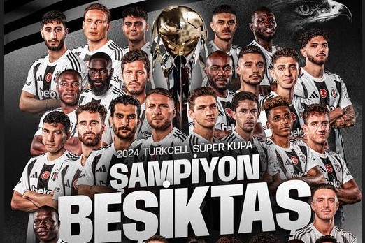 Beşiktaş 5 golle Süper Kupa’yı aldı