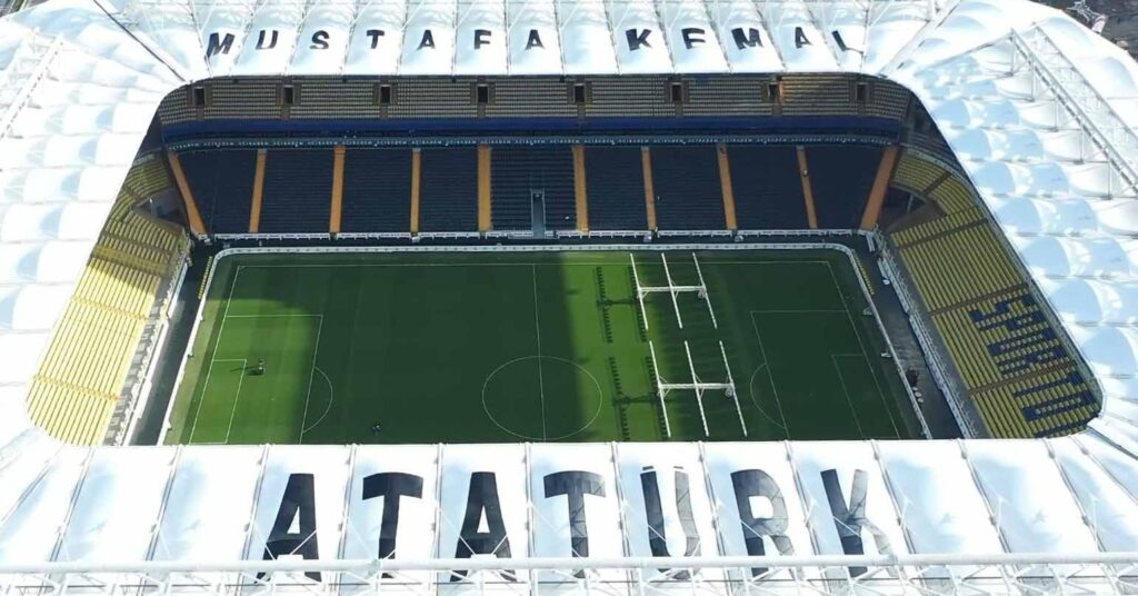 Fenerbahçe Kulübü, Mustafa Kemal Atatürk’ün ismini Ülker Stadı’nın çatısına işledi