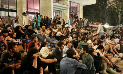 ODTÜ’de Öğrencilerinin Rektörlük önündeki oturma eylemine Hüseyin Can Güner’den destek