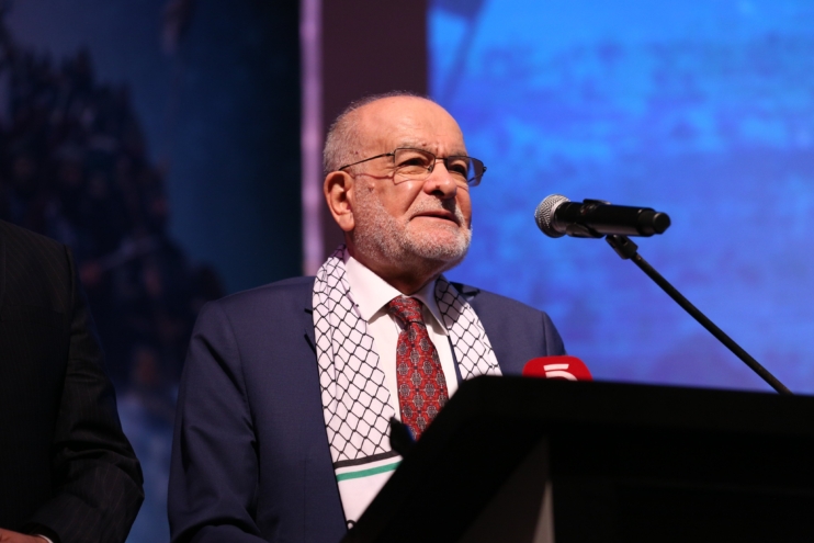 Temel Karamollaoğlu’nun Annesi Edibe Karamollaoğlu’nu son yolculuğuna uğurladı