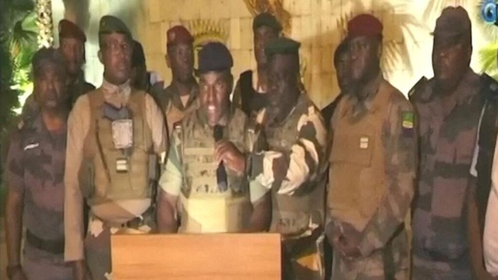 Gabonda Askeri Darbe Secim Sonuclari Iptal Edildi