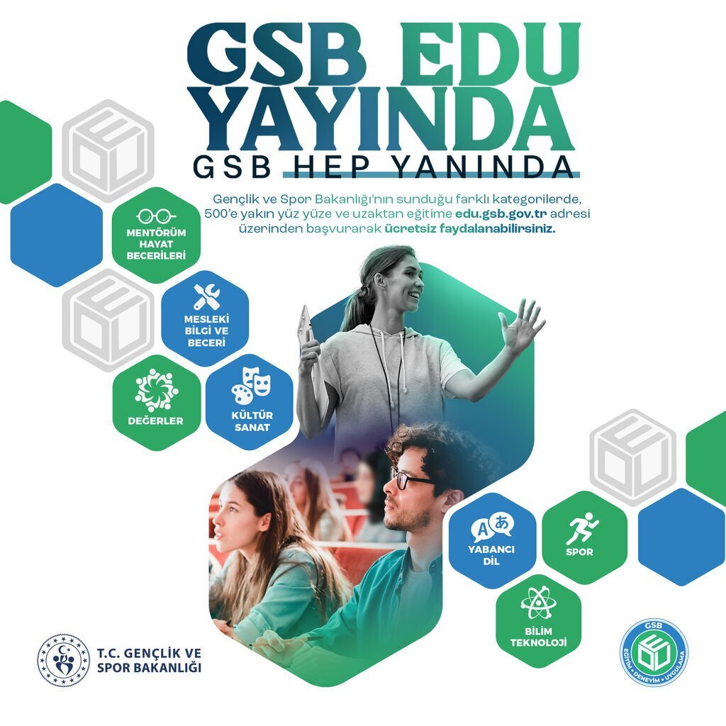 Genclik ve Spor Bakanligindan genclerin gelisimine katki GSB EDU
